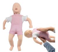 TGPSMDXKV Maniquí para RCP Infantil, maniquí para Entrenamiento en la maniobra de Heimlich para obstrucción de Las vías respiratorias bebés, Modelo de enfermería para Ayuda en la enseñanza educativa