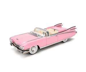 TGRCM-CZ 1/24 Cadillac Eldorado Biarritz Serie de coche, Aleación de zinc Retirar Vehículos Modelo de Coche con Sonido y Luz para Coleccionistas y Niños 3 Años Regalo de Cumpleaños (rosa)