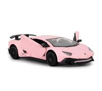 TGRCM-CZ 1/36 Lamborghini Aventador LP700-4 modelo de coche, aleación de zinc tirón trasero de vehículos modelo para coleccionistas niños 3+ años de edad regalo de cumpleaños (rosa)