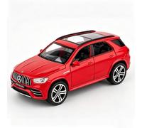 TGRCM-CZ Benz AMG GLE 63S SUV a escala 1:32, modelito de auto de aleación fundida a presión, con luces y sonidos, para niños, niños y niñas, regalo (rojo)