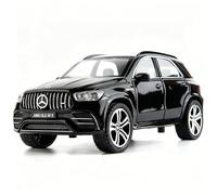 TGRCM-CZ Coche de juguete Benz AMG GLE 63S SUV a escala 1:32, modelo de coche de aleación fundida con luz y sonido, para niños y niñas, regalo (negro)