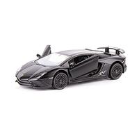 TGRCM-CZ escala 1/36 Aventador LP700-4 modelo de coche de fundición, aleación de zinc coche de juguete para niños, coche de juguete para niños pequeños, niños niñas regalo (negro)