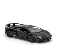 TGRCM-CZ escala 1/36 Aventador LP700-4 modelo de coche de fundición, aleación de zinc coche de juguete para niños, coche de juguete para niños pequeños, niños niñas regalo (negro)