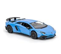 TGRCM-CZ Modelo de Coche Aventador LP700-4 de Fundición a Escala 1/36, Vehículo de Aleación de Zinc para Niños, Regalo de Juguete (Azul)