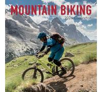 TGSC | Calendario 2026 de ciclismo de montaña de 16 meses de pared cuadrada familiar 2026 Reino Unido | Planificador con rejilla grande para organización del hogar u oficina - Estilo de vida 2026/2025