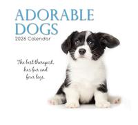 TGSC - Calendario 2026 de perros adorables de 16 meses (septiembre de 2025 a diciembre de 2026), calendario familiar cuadrado de pared 2026 Reino Unido, planificador con cuadrícula grande para