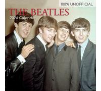 TGSC - Calendario 2026 de The Beatles de 16 meses de pared cuadrada familiar 2026 Reino Unido, planificador con cuadrícula grande para organización del hogar u oficina, iconos de celebridades 2026