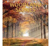 TGSC - Calendario 2026 de Woodland Scenes de 16 meses, pared cuadrada familiar 2026 Reino Unido, planificador con cuadrícula grande para organización del hogar u oficina, mundo natural 2026/2025 Reino