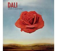 TGSC - Calendario Dali 2026 de 16 meses (septiembre de 2025 a diciembre de 2026), calendario familiar cuadrado de pared 2026 Reino Unido, planificador con rejilla grande para organización del hogar u