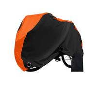 TGSPYXCH Funda Bicicleta Impermeable 210D Oxford para Cannondale SuperX 2024-2026 Anti-UV Resistente al Viento y Polvo con Orificio Antirrobo y Bolsa de Almacenamiento,BlackOrange