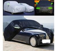 TGSPYXCH Funda Coche Exterior para Rolls Royce Phantom Cubierta Coche Impermeable Resistente al Polvo UV Protección Accesorios,Silverstyle