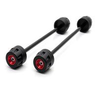 TGUQANM Deslizadores Marco Compatible con Suzuki para DRZ400SM para DRZ400S para DRZ400SE 2000-2023 Horquilla De Eje Delantero Trasero para Motocicleta Deslizador Anticolisión Accesorios(Red)