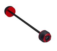 TGUQANM Deslizadores Marco Compatible con Yamaha para Tracer 700 2019 2020 2021 2022 2023 Piezas Modificadas Motocicleta Eje Delantero Trasero Horquilla Rueda Deslizadores Choque Protectora(Red,Rear)