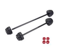 TGUQANM Deslizadores Marco Compatible con Yamaha para YZF-R1 para R1M para R1S 2015-2024 Protector De Rueda De Motocicleta Anticolisión Deslizador De Horquilla Eje Delantero Trasero(Red,1 Pair)