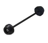 TGUQANM Deslizadores Marco Compatible con Yamaha para YZFR7 2020 2021 2022 2023 2024 Deslizador Horquilla De Eje Delantero Trasero para Motocicleta Accesorios Anticolisión(Black,Front Wheel)