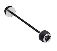 TGUQANM Deslizadores Marco para F850GS 2017 2018 2019 2020 2021 2022 2023 Piezas Motocicleta Eje Delantero Trasero Horquilla Deslizador Choque Almohadilla Protectora Rueda De Motocicleta(Silver,Rear)