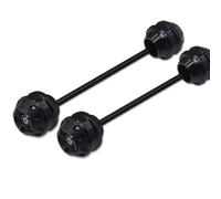 TGUQANM Deslizadores Marco para MT-03 2015 2016 2017 2018 2019 2020 2021 2022 2023 2024 1 Par Protección contra Choques Eje Delantero Trasero Horquilla Deslizadores Protección para Cubo Rueda(Black)