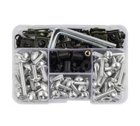 TGUQANM Tornillos Compatible con Aprilia para RS125 1996-2010 para RS250 1996-2014 para RSV4 2011 Kit De Tornillos Tuercas Clips De Motocicleta(Silver)