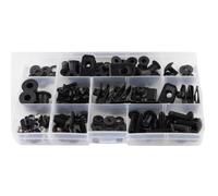 TGUQANM Tornillos Compatible con Ducati para 748 916 996 998 Accesorios De Moto Carenado Completo Kit De Tornillos Arandela Sujetador Clips Tuercas Tornillos(Black)