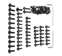TGUQANM Tornillos Compatible con Yamaha para YZF-R1 R6 R3 2004-2008 158PCS Kit Tornillos para Motocicleta Kit De Tuercas para Motocicleta