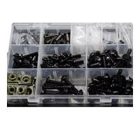 TGUQANM Tornillos para CBR500R CB500F 2013 2014 2015 2016 2017 2018 2019 Kit Tornillos Carenado Completo Motocicleta Tuercas Velocidad Tornillos Cubierta Lateral Motocicleta(Black)