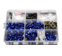 TGUQANM Tornillos para CBR954RR 2002 2003 Kit De Tornillos De Carenado Completo para Speed Nuts Tornillos De Cubierta Lateral De Motocicleta Piezas(Blue)