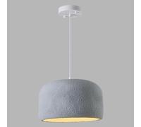 TGVFRIOO Lámpara colgante de resina escultural hecha a mano con luz cálida E26 para dormitorio, lámpara colgante creativa para cafetería, restaurante, ideal para mesita de noche o barra.