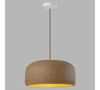 TGVFRIOO Lámpara colgante de resina escultural hecha a mano con luz cálida E26 para dormitorio, lámpara colgante creativa para cafetería, restaurante, ideal para mesita de noche o barra.