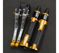 TGVSELPJ Pieza de motocicleta Accesorios De Palanca Freno Manillar Motocicleta Empuñadura Agarre Para CFMOTO 300SR 300 SR 2021 2022 2023 2024 Palancas Embrague CNC Para(Jaune)