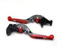 TGVSELPJ Pieza de motocicleta Embrague De Freno Motocicleta Para Kawasaki Para Ninja 636 ZX6R ZX-6R 2007-2017 2016 2015 2014, Manija Extendida Plegable CNC Modificada(Red 1)