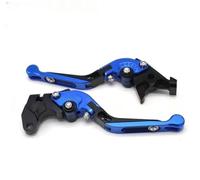 TGVSELPJ Pieza de motocicleta Embrague De Freno Motocicleta Para Kawasaki Para Ninja 636 ZX6R ZX-6R 2007-2017 2016 2015 2014, Manija Extendida Plegable CNC Modificada(Blue 2)