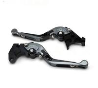 TGVSELPJ Pieza de motocicleta Embrague De Freno Motocicleta Para Kawasaki Para Ninja 636 ZX6R ZX-6R 2007-2017 2016 2015 2014, Manija Extendida Plegable CNC Modificada(Gray 2)