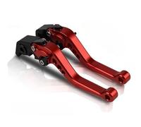 TGVSELPJ Pieza de motocicleta Juego De Manetas Freno Y Embrague Cortas Ajustables Para Honda RC51 / RVT1000 SP-1 SP-2 (2000-2006)(Rosso)