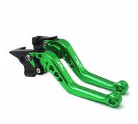 TGVSELPJ Pieza de motocicleta Juego De Manetas Freno Y Embrague Cortas Ajustables Para Motocicleta Para Suzuki Para BANDIT GSF1250 (2007-2015) GSF1200 (2001-2006)(Vert)