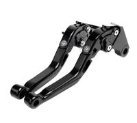 TGVSELPJ Pieza de motocicleta Maneta De Freno Y Embrague Extensible, Plegable Ajustable CNC Para Motocicleta Para LONCIN Para VOGE 300DS 300 DS(Nero)