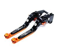 TGVSELPJ Pieza de motocicleta Maneta De Freno Y Embrague Extensible Plegable Ajustable CNC Para YAMAHA TRACER 900 GT TRACER900 Tracer 900GT 2018-2019(Orange2)