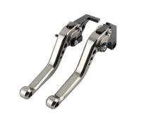 TGVSELPJ Pieza de motocicleta Manetas De Control Para Motocicletas, Palancas Freno Y Embrague Pivotantes Para HONDA CBR250R 2010-2018 2017 2016 2015 2014 2013 2012 2011(Grey)