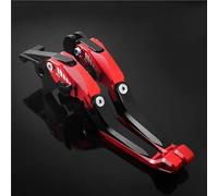 TGVSELPJ Pieza de motocicleta Manetas De Freno Y Embrague, Accesorios Para Motocicleta, Juego Manijas Ajustables Para KAWASAKI ZX400R ZX400RR ZX400 R ZX 400R 400RR 2023-2024(Rosso)