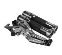 TGVSELPJ Pieza de motocicleta Manetas De Freno Y Embrague Para Motocicletas, Ajustables, Plegables Extensibles. Para Yamaha XMAX250 X-MAX 250 XMAX All Years(Black1)