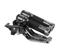 TGVSELPJ Pieza de motocicleta Manetas De Freno Y Embrague Para Motocicletas, Ajustables, Plegables Extensibles. Para Yamaha XMAX250 X-MAX 250 XMAX All Years(Black4)