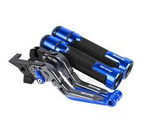 TGVSELPJ Pieza de motocicleta Manetas De Freno Y Embrague Para Motocicletas, Ajustables, Plegables Extensibles. Para Yamaha XMAX250 X-MAX 250 XMAX All Years(Blue 3)