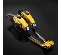 TGVSELPJ Pieza de motocicleta Palanca De Freno Y Embrague Ajustable Para Motocicleta Para BMW F800GS 2008-2016 F800R 2005-2016 F800GT 2013-2016 F800ST F800S 2006-2016(Jaune)