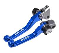 TGVSELPJ Pieza de motocicleta Palanca De Freno Y Embrague Pivotante Ajustable Para Motocicleta Para Suzuki DRZ400SM DR-Z DRZ 400 SM 2000-2017 2016 2015 2014 2013 2012(Blu)