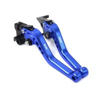 TGVSELPJ Pieza de motocicleta Palanca De Freno Y Embrague Pivotante Para Motocicleta Para Kawasaki GPZ500S / EX500R Para NINJA 1990-2009(Blu)
