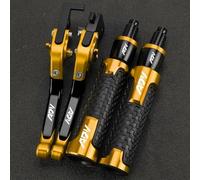 TGVSELPJ Pieza de motocicleta Palancas De Embrague Freno Ajustables Para Motocicleta Para Honda ADV 160 150 350 ADV160 ADV150 ADV350 2021 2022 2023 2024 Empuñaduras Mano Extremo Del Manillar(Jaune)