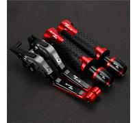 TGVSELPJ Pieza de motocicleta Palancas De Embrague Freno Motocicleta Manillar Extremos Empuñaduras Para SUZUKI Para BANDIT GSF250 GSF 250 1995-2015(Red 3)