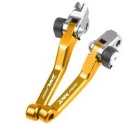 TGVSELPJ Pieza de motocicleta Palancas De Embrague Pivotantes, Manijas Control, Piezas Motocicleta Ajustables, Palanca Freno Para SUZUKI DR250R DR 250R DR250 R 1997-2000(Jaune)