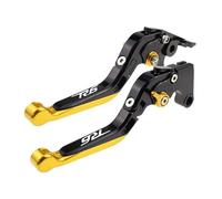 TGVSELPJ Pieza de motocicleta Palancas De Embrague Pivotantes, Manijas Control, Repuestos Para Motocicleta, Palanca Freno Ajustable Para Yamaha Para CANADA Para VERSION R6S 2007-2009(Black 4)