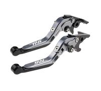 TGVSELPJ Pieza de motocicleta Palancas De Embrague Pivotantes, Manijas Control, Repuestos Para Motocicleta, Palanca Freno Ajustable Para Yamaha Para CANADA Para VERSION R6S 2007-2009(Grey)