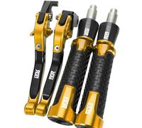 TGVSELPJ Pieza de motocicleta Palancas De Manillar Ajustables Plegables Para HONDA CB190R CB 190 R 2015 2017 2016 2018 Piezas Accesorios Para Motocicletas(Jaune)